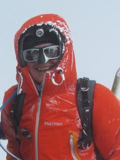 Christine Eberl am Elbrus-Gipfel